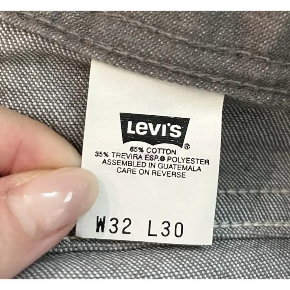 Levi's‎ Vintage Orange Tab Gray Men's Action Jeans W32 L30 Made in USA